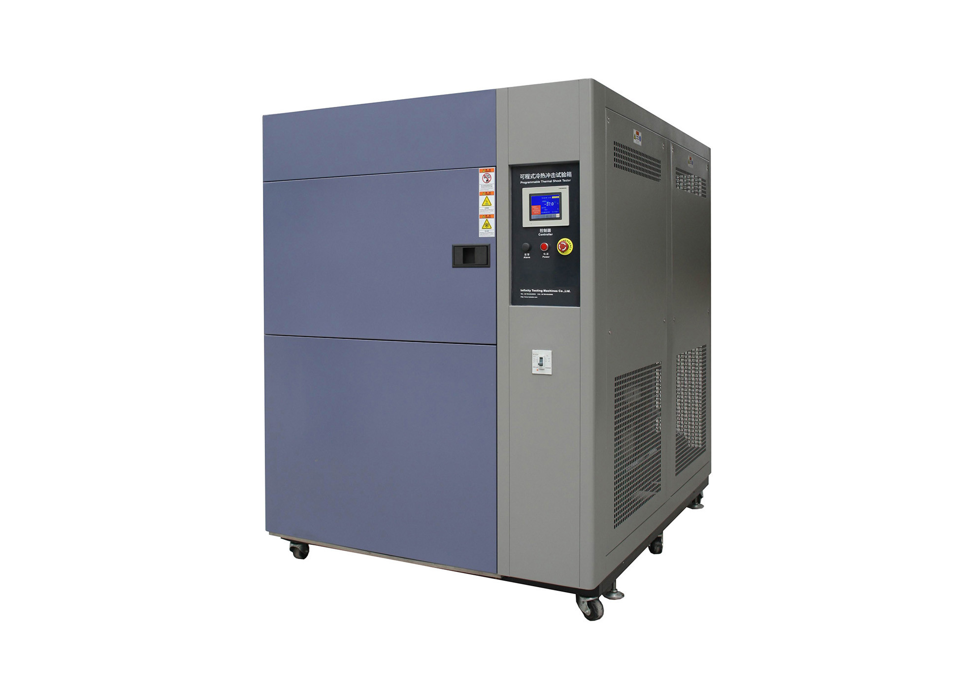 آزمایش محیط زیست اتاق شوک حرارتی 100L 150L 200L 300L 600L 0°C-78°C فولاد ضد زنگ 304