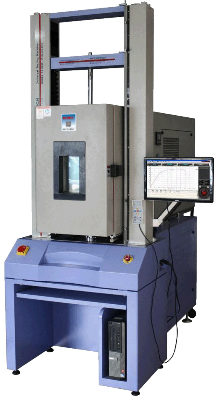 دستگاه آزمایش سختی دمایی 500N برای فلز OEM ODM Service