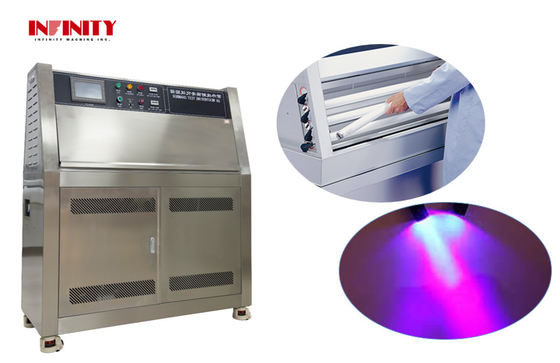 اتاق آزمایش پیری UV برای فیلم پلاستیکی فلز آزمایش کننده پیری ماوراء بنفش