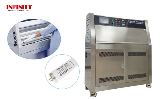 UV Weathering Test Chamber with Automatic Test Cycle SUS304 Stainless Steel and UVA-340 Lamps Environmental Test Chamber