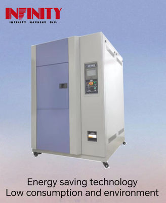 محفظه تست شوک حرارتی تغییرات سریع دمای چرخه‌ای محفظه تست محیطی -65 درجه سانتیگراد تا 150 درجه سانتیگراد