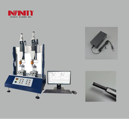 دستگاه تست نیروی دو ایستگاهی با دقت ±0.3٪ ارزش نیروی و سرعت آزمایش 0.1-1200mm / min