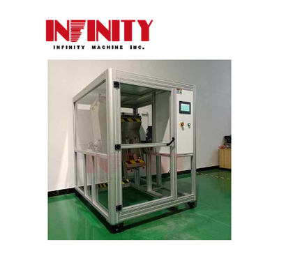 IEC 60068-2-32 تست کننده سقوط برای آزمایش قطره های رولینگ با کنترل پنل لمسی AC220V 50Hz 5A