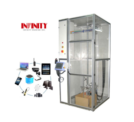 دستگاه آزمایش سقوط برای آزمایش اثر وزن سقوط IEC 60068-2-32