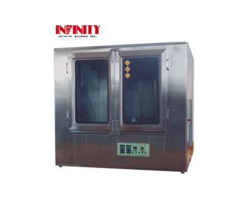 شبیه سازی ماشین تست ضد آب باران تست مقاومت در برابر آب IPX3 IPX4 ¢ 0.4mm AC220V 50Hz 5A