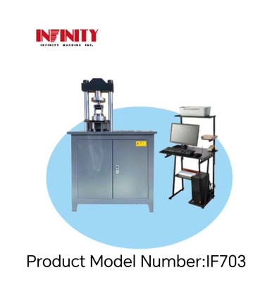 محدوده اندازه گیری نیروی آزمایش 4٪ تا 100٪FS KN φ130mm قطر پیستون حداکثر ارزش فشرده سازی سرو الکترو هیدرولیکی