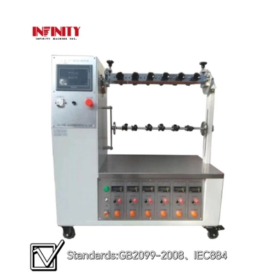6 مجموعه Jig پلگ سیم تکرار خم کردن خستگی تست کننده برای سفارشی