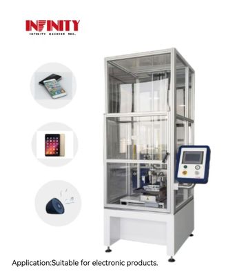 1.5 متر 2 متر 3 محور صفحه نمایش لمسی شیشه ای دستگاه تست ضربه سقوط خودکار دستگاه تست ضربه سقوط توپ خودکار