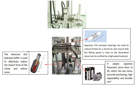 دستگاه تست سقوط جهت دار IEC 60068-2-31/32 برای تلفن همراه، تبلت، لپ تاپ