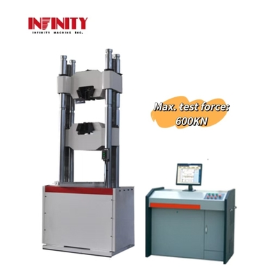 کار آسان مایکرو کامپیوتری کنترل شده هیدرولیک Universal Tester برای تست کشش