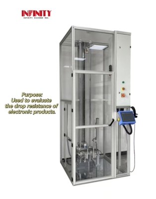 کنترل دقت دستگاه آزمایش قطره جهت دار ارتفاع قطره 300 ~ 2000mm قابل تنظیم