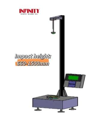 7 اینچ HMI صفحه لمسی LCD سقوط دارت اثر تست ماشین برای فیلم پلاستیکی