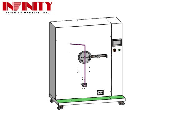 ISO 19642-2 Compliant Cable Flex Tester for SFF-8417 Multi Conductor Cable with 10~60rpm Test Speed