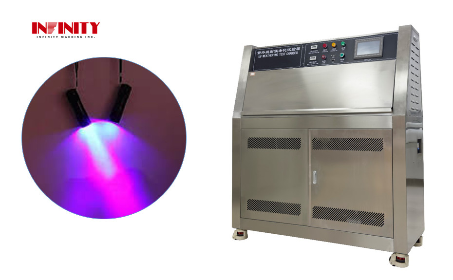 دستگاه تست پیری UV با تابش نور خورشید شبیه‌سازی شده ASTM، محفظه تست آب و هوای فرابنفش