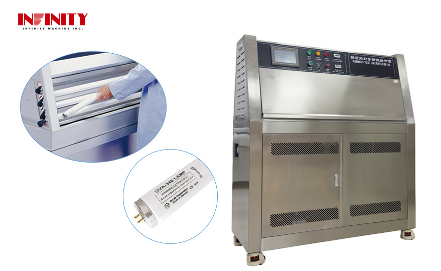 اتاق آزمایش پیری UV برای فیلم پلاستیکی فلز آزمایش کننده پیری ماوراء بنفش