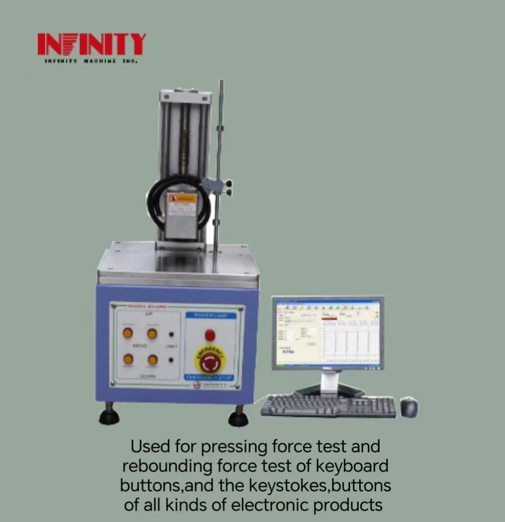 AC Servo Motor Servo Control Keystroke Tester برای هدف و واحد کلید های کلید قابل تغییر Kgf