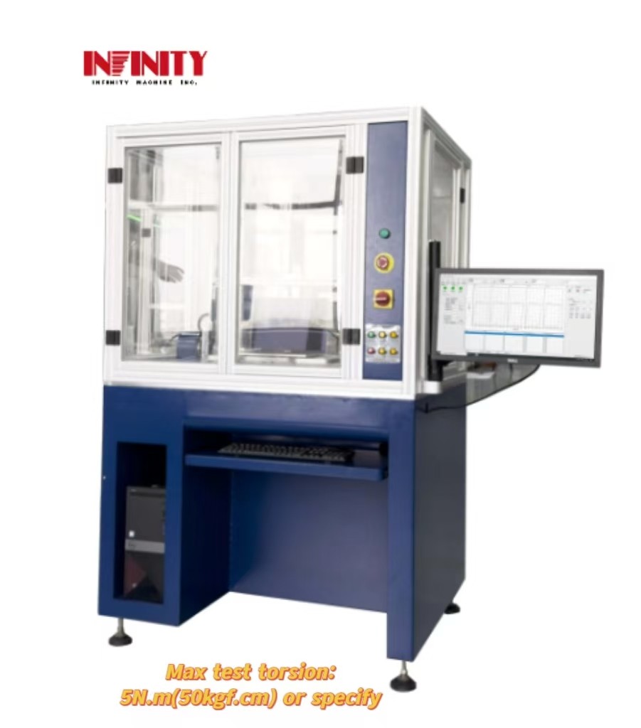 سرعت بالا 180° خودکار چرخنده گره Torsion Tester داده نمونه گیری نرخ 2000 بار/ ثانیه