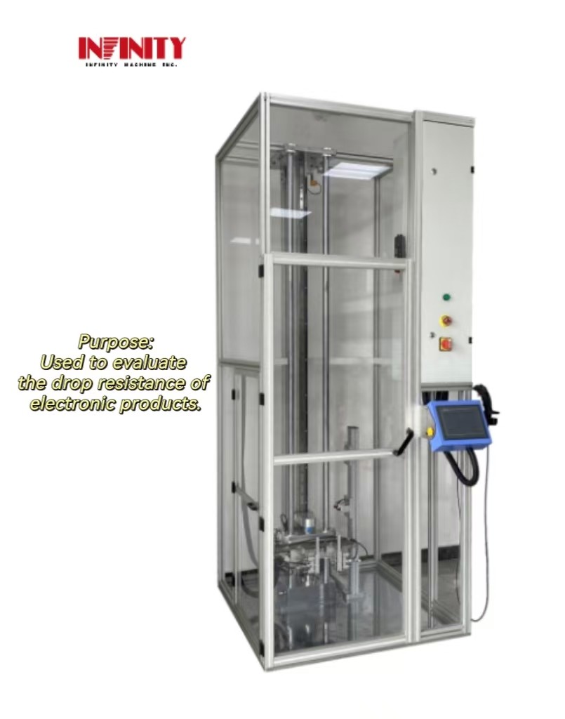 کنترل دقت دستگاه آزمایش قطره جهت دار ارتفاع قطره 300 ~ 2000mm قابل تنظیم