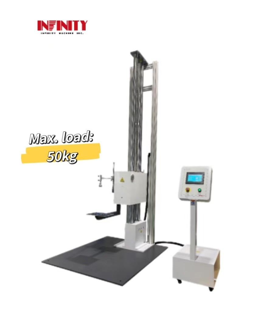 صفحه نمایش لمسی دستگاه آزمایش قطره کارتن برای بار آزمایش قطره کارتن 50kg