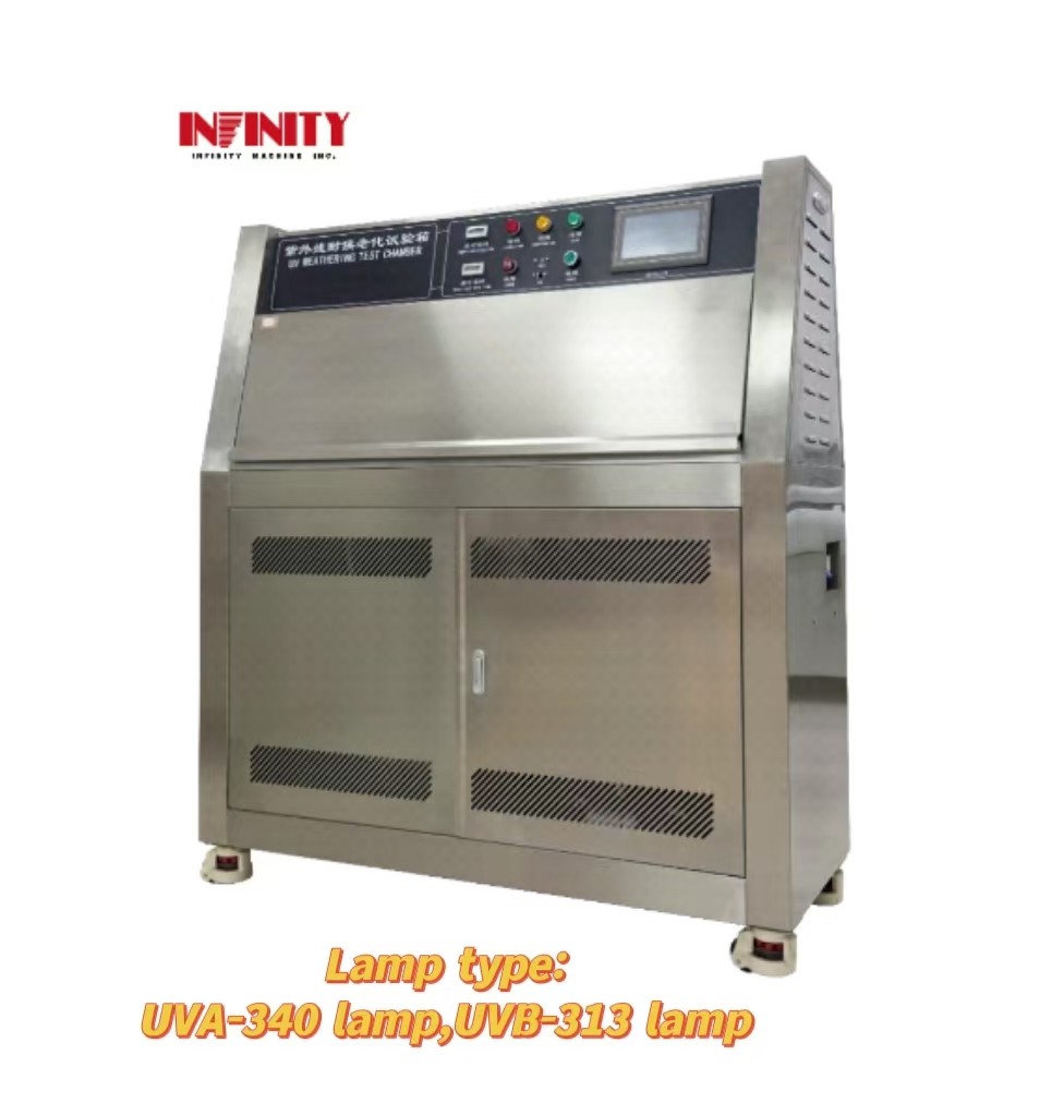 محفظه تست پیری آب و هوایی شتاب‌یافته UV محفظه تست چرخه‌ای فرابنفش 315~400 نانومتر 280~315 نانومتر